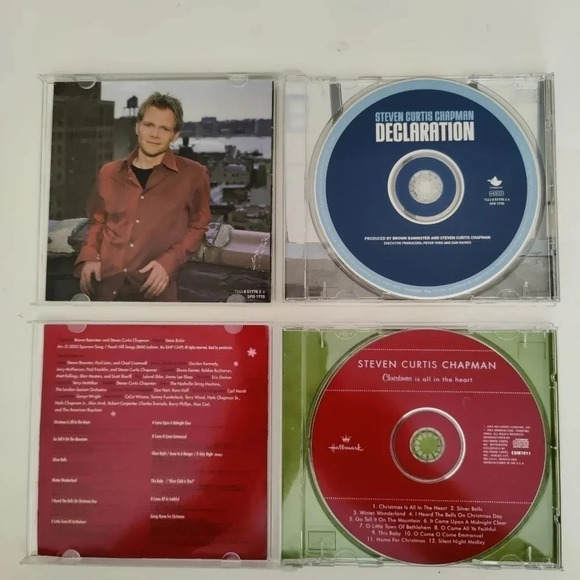 Two (2) CDs Steven Curtis Chapman: Declaration and Christmas Is All In The Heart - Picture 3 of 3